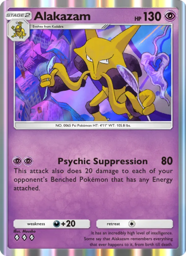 Alakazam - Shining Revelry Pokemon Card