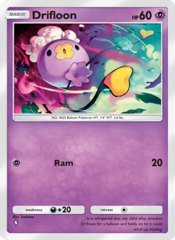 Drifloon - Shining Revelry Pokemon Card