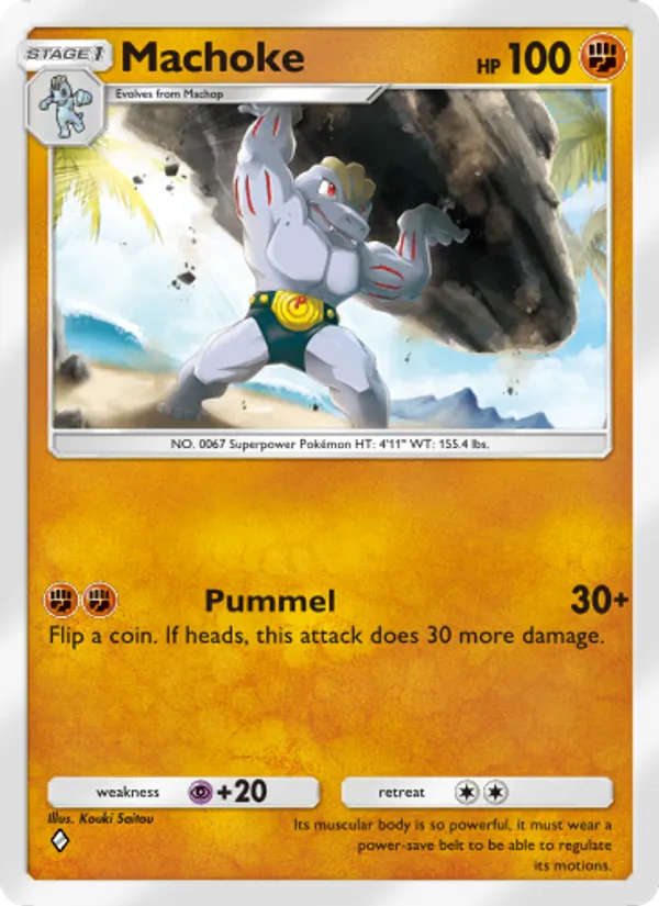 Machoke - Shining Revelry Pokemon Card