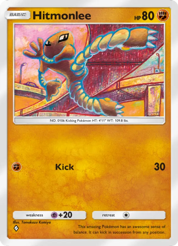 Hitmonlee - Shining Revelry Pokemon Card