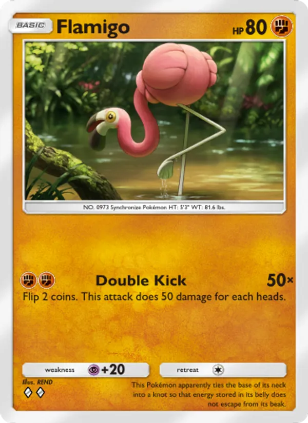 Flamigo - Shining Revelry Pokemon Card