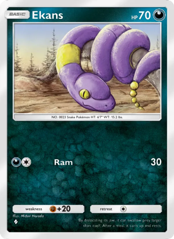 Ekans - Shining Revelry Pokemon Card