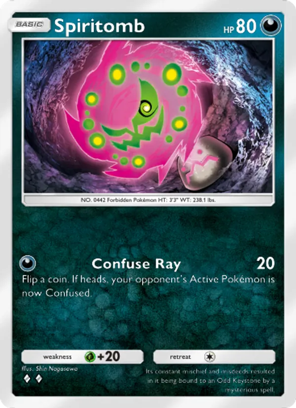 Spiritomb - Shining Revelry Pokemon Card