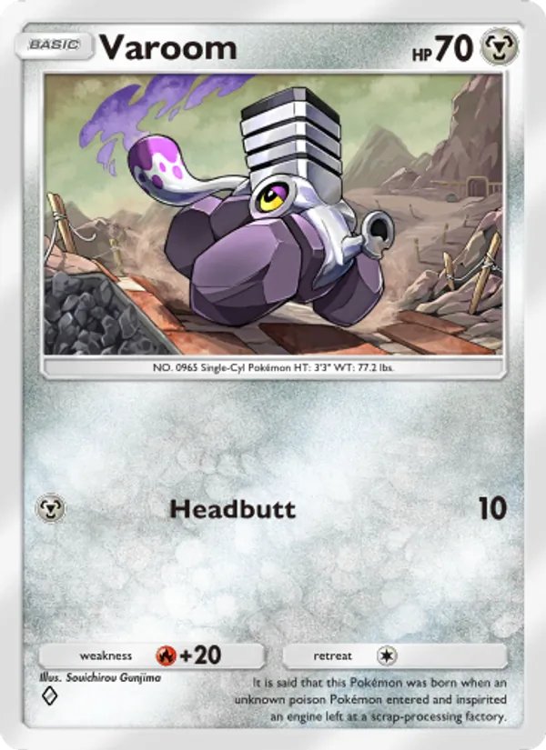 Varoom - Shining Revelry Pokemon Card