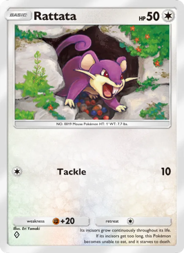 Rattata - Shining Revelry Pokemon Card