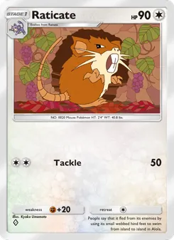 Raticate - Shining Revelry
