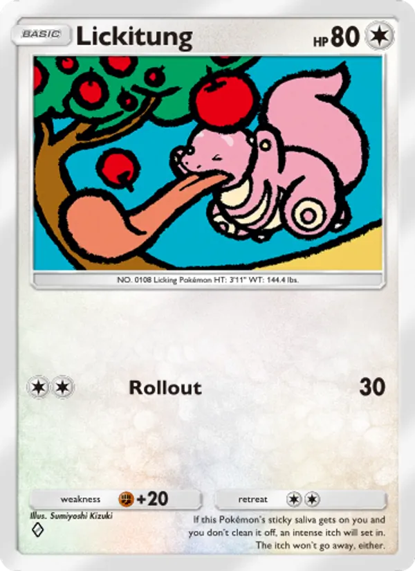 Lickitung - Shining Revelry Pokemon Card