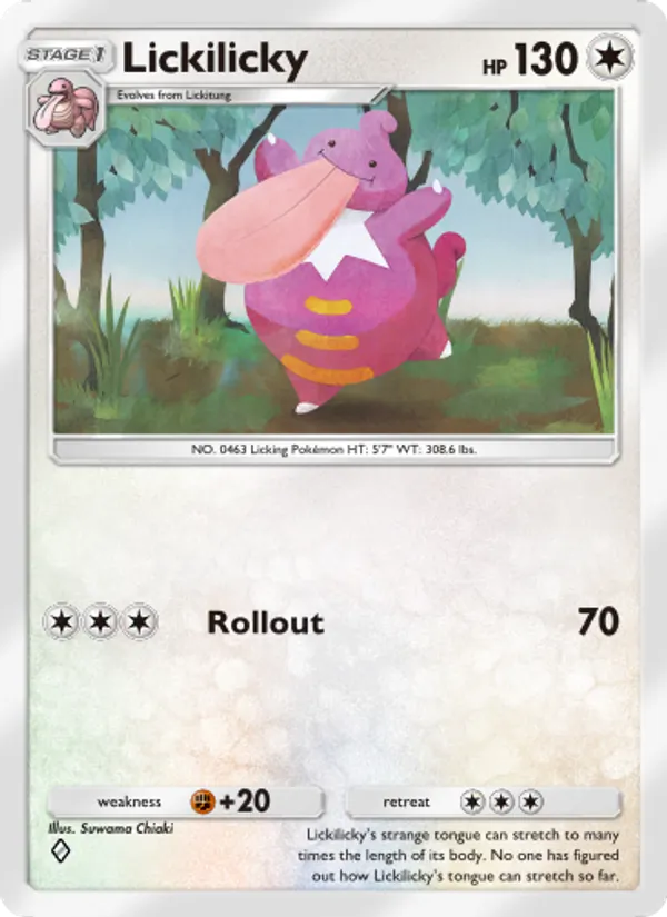 Lickilicky - Shining Revelry Pokemon Card