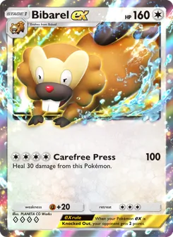 Bibarel ex - Shining Revelry
