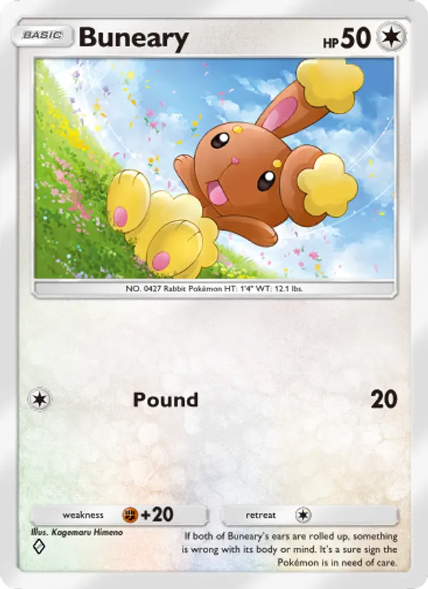 Buneary - Shining Revelry Pokemon Card