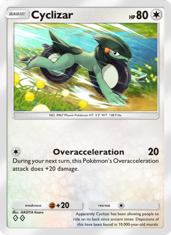 Cyclizar - Shining Revelry Pokemon Card