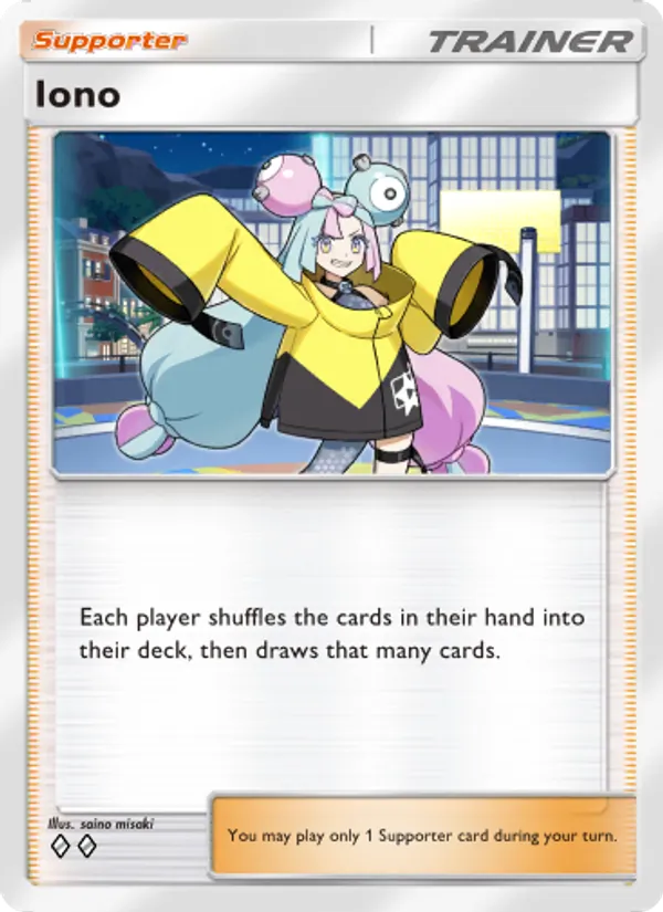 Iono - Shining Revelry Pokemon Card