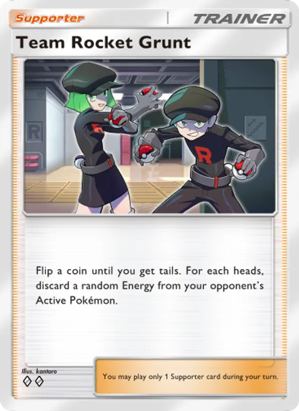 Team Rocket Grunt - Shining Revelry Pokemon Card