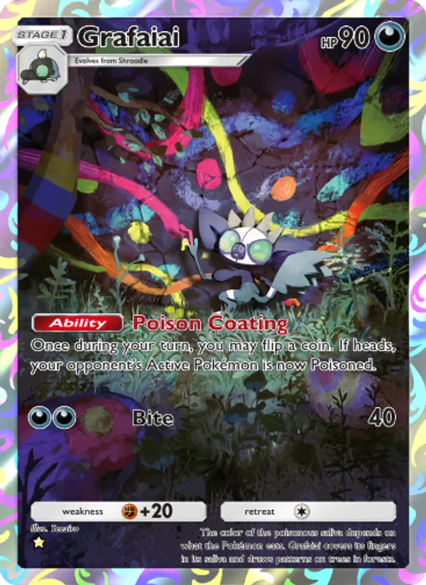 Grafaiai - Shining Revelry Pokemon Card
