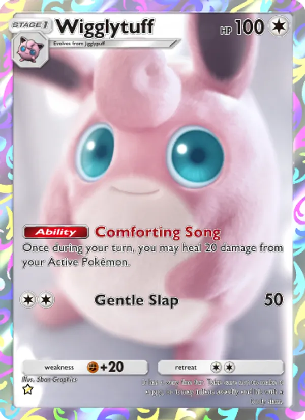 Wigglytuff - Shining Revelry Pokemon Card