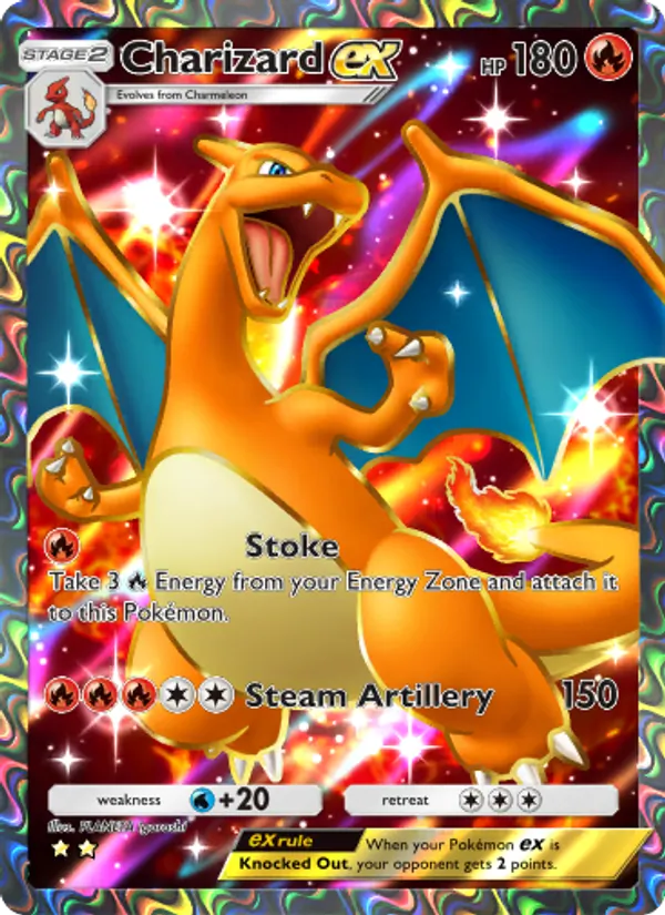 Charizard ex - Shining Revelry Pokemon Card