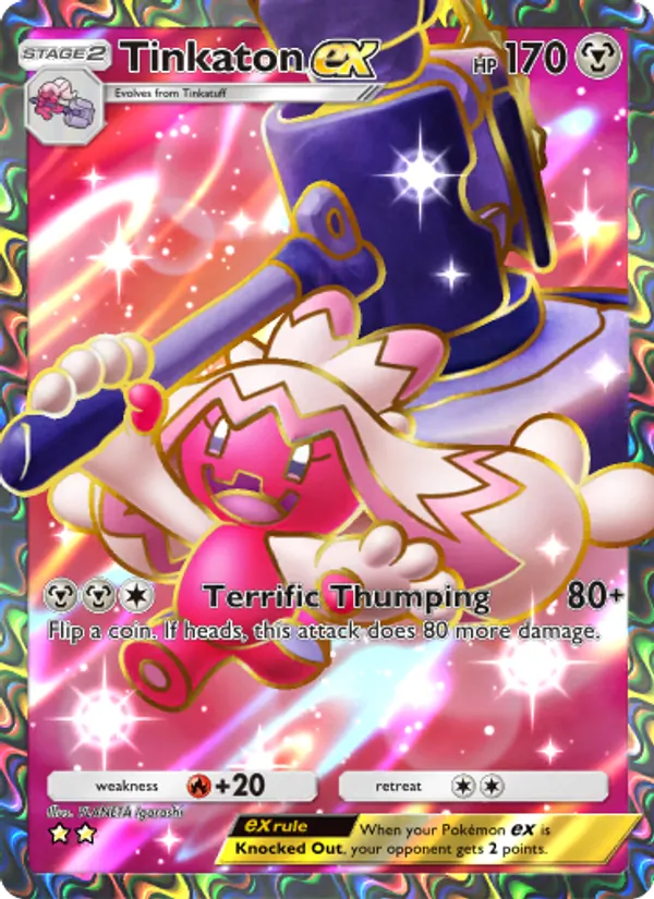 Tinkaton ex - Shining Revelry Pokemon Card