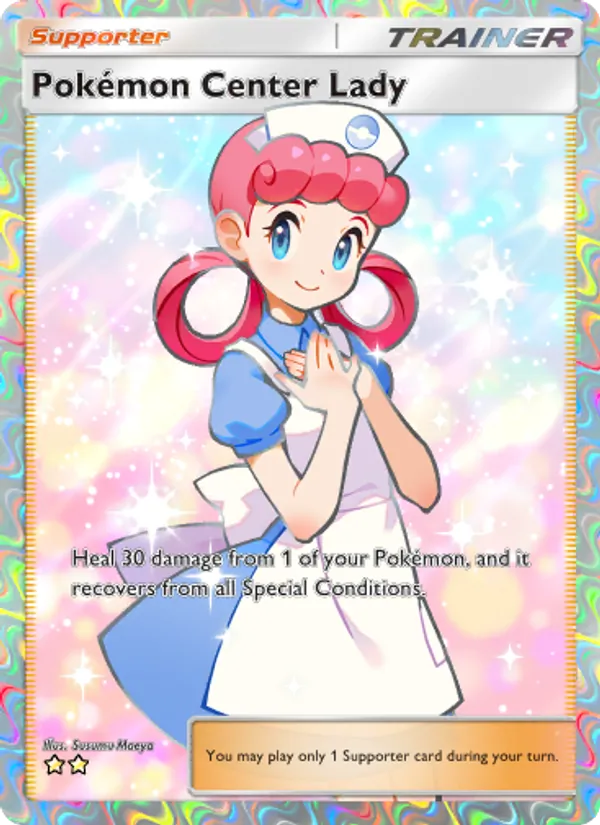 Pokémon Center Lady - Shining Revelry Pokemon Card