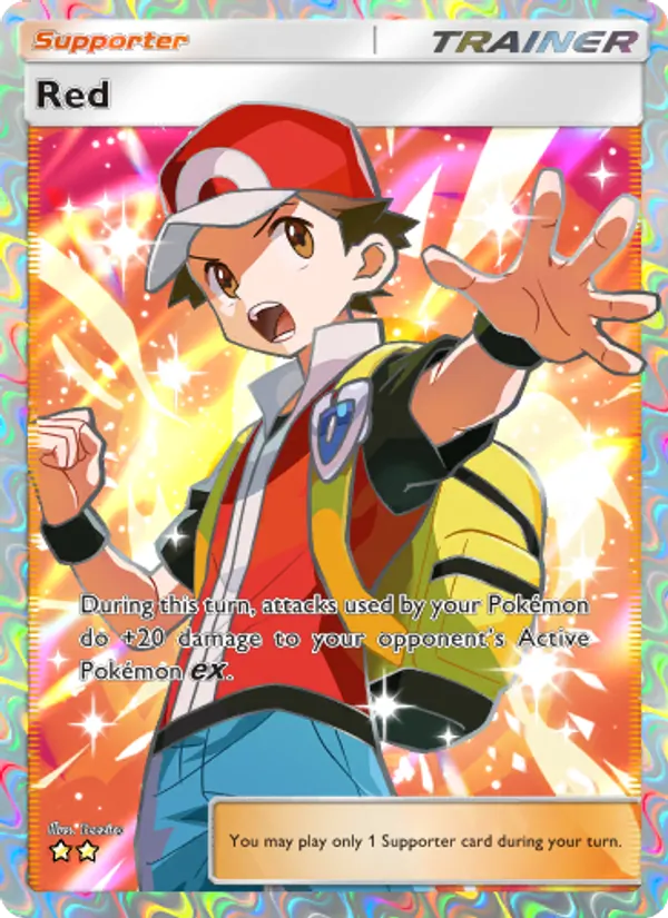 Red - Shining Revelry Pokemon Card