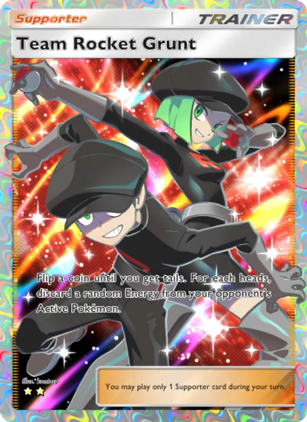 Team Rocket Grunt - Shining Revelry Pokemon Card