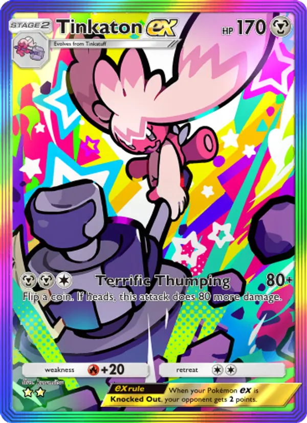 Tinkaton ex - Shining Revelry Pokemon Card