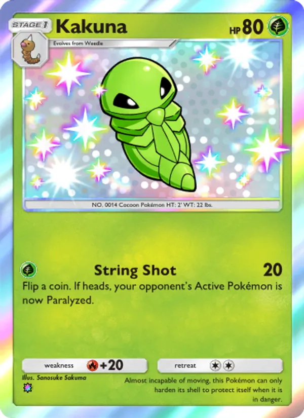 Kakuna - Shining Revelry Pokemon Card