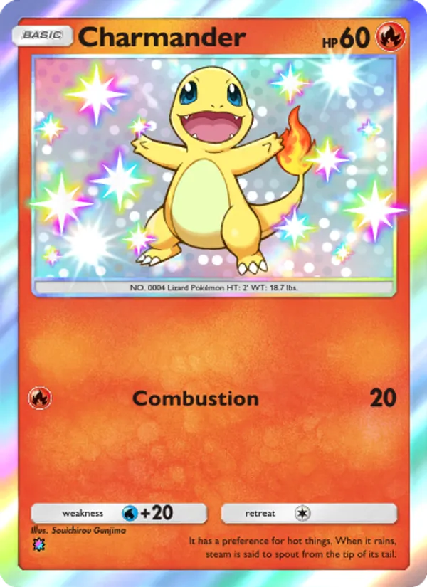 Charmander - Shining Revelry Pokemon Card
