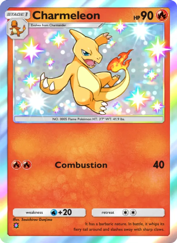 Charmeleon - Shining Revelry Pokemon Card