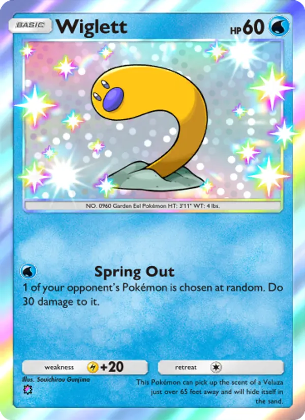 Wiglett - Shining Revelry Pokemon Card