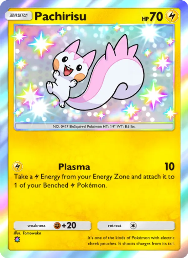 Pachirisu - Shining Revelry Pokemon Card