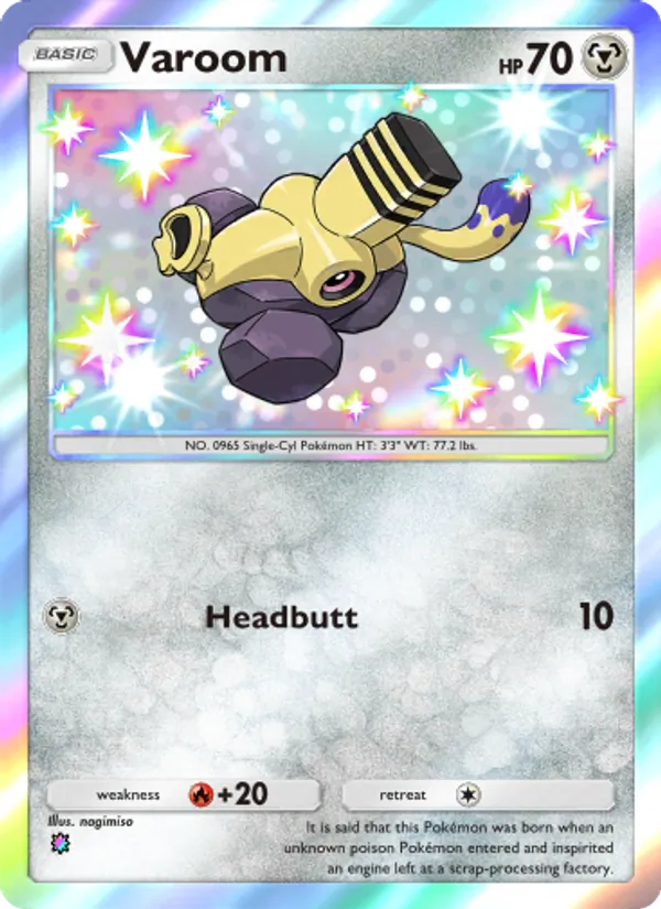 Varoom - Shining Revelry Pokemon Card