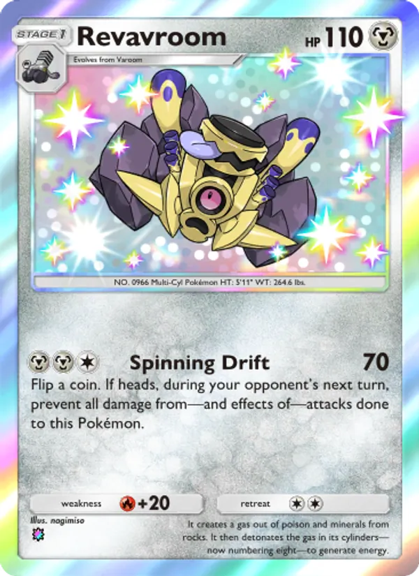 Revavroom - Shining Revelry Pokemon Card