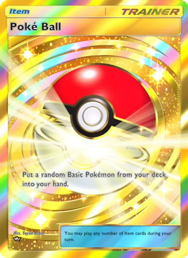 Poké Ball - Shining Revelry Pokemon Card