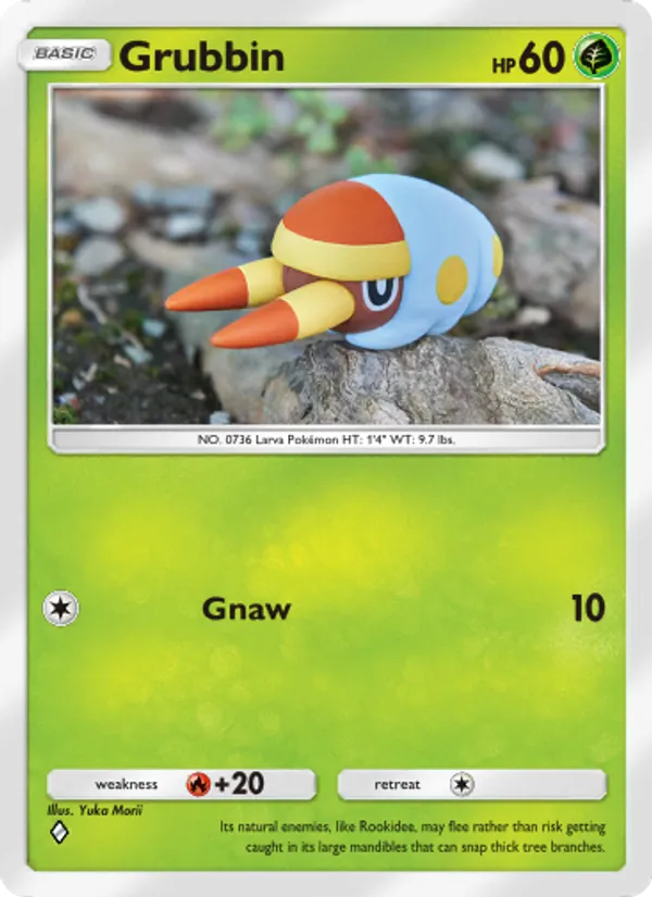 Grubbin - Celestial Guardians Pokemon Card
