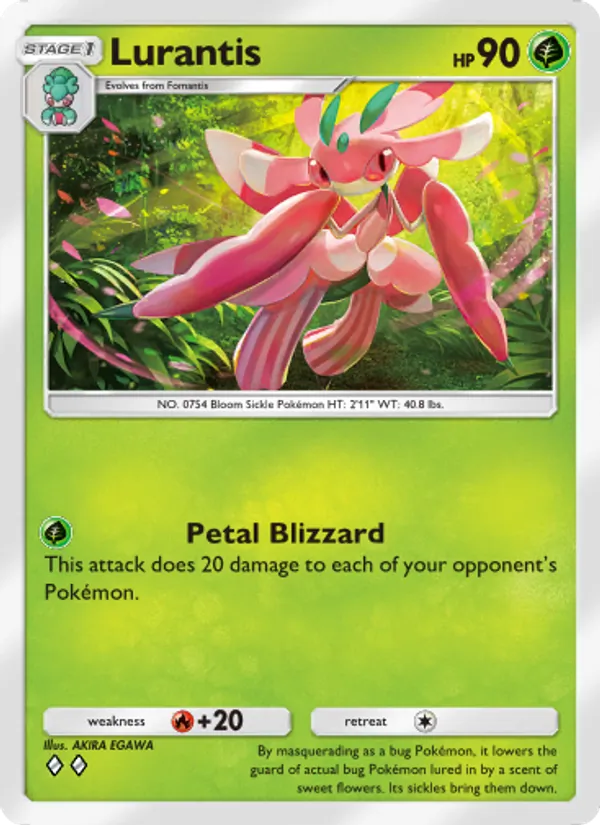 Lurantis - Celestial Guardians Pokemon Card