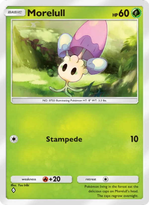 Morelull - Celestial Guardians Pokemon Card