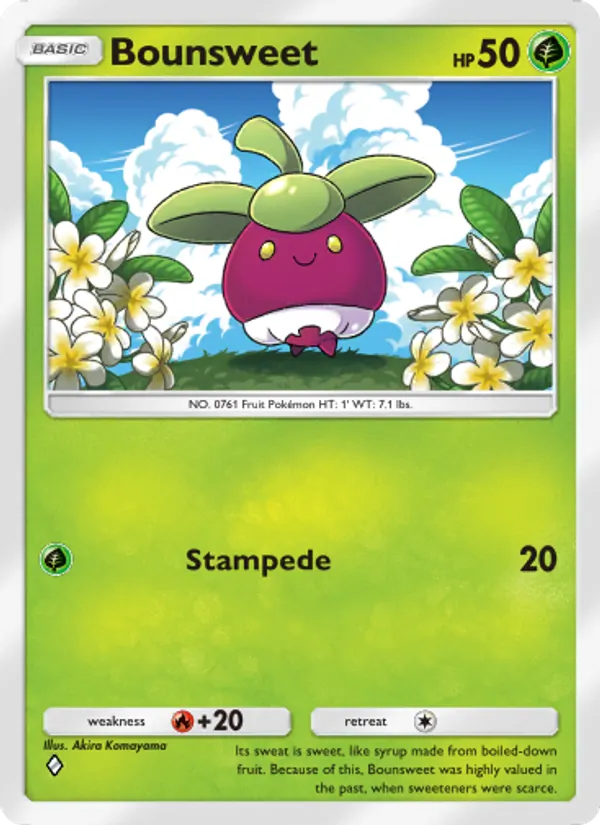 Bounsweet - Celestial Guardians Pokemon Card
