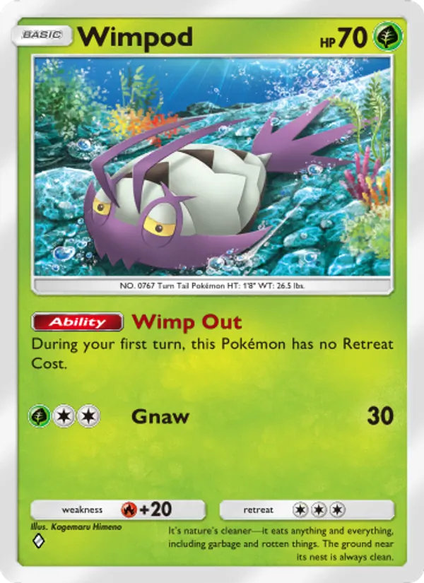Wimpod - Celestial Guardians Pokemon Card