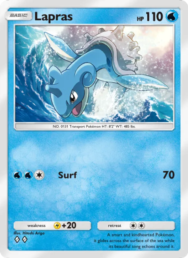 Lapras - Celestial Guardians Pokemon Card