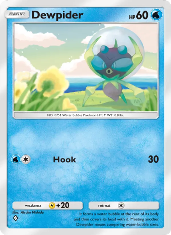 Dewpider - Celestial Guardians Pokemon Card
