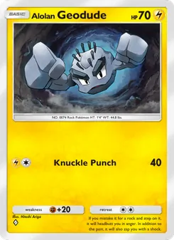 Alolan Geodude - Celestial Guardians