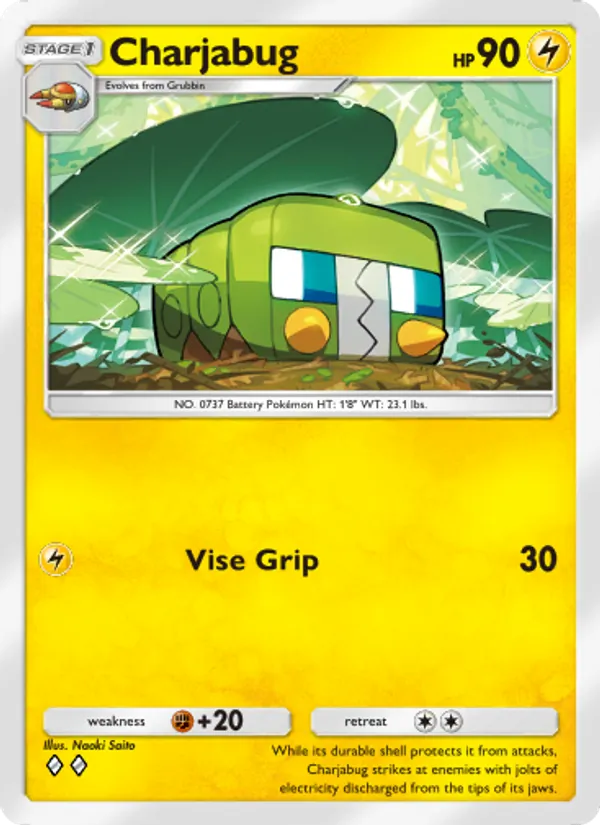 Charjabug - Celestial Guardians Pokemon Card