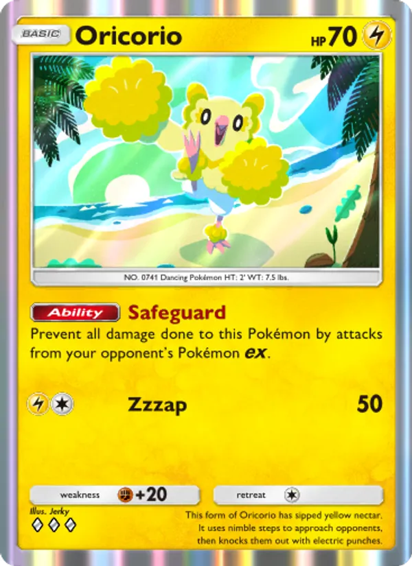 Oricorio - Celestial Guardians Pokemon Card