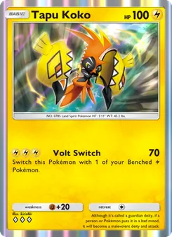 Tapu Koko - Celestial Guardians