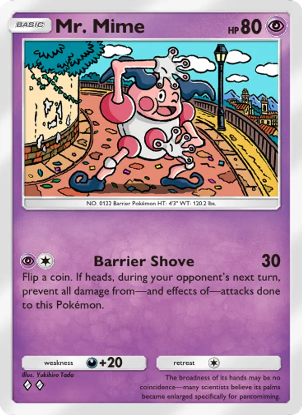 Mr. Mime - Celestial Guardians Pokemon Card