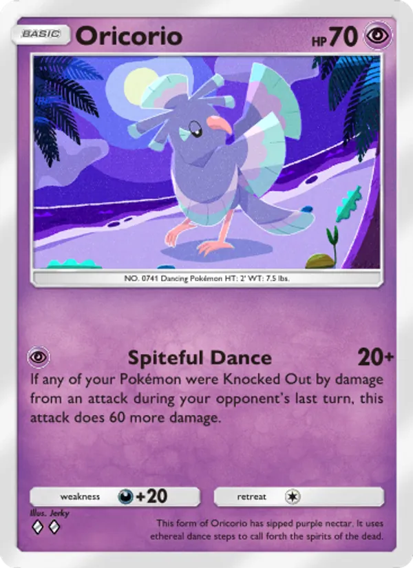 Oricorio - Celestial Guardians Pokemon Card