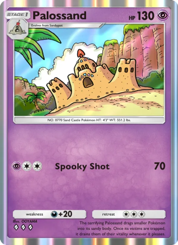 Palossand - Celestial Guardians Pokemon Card
