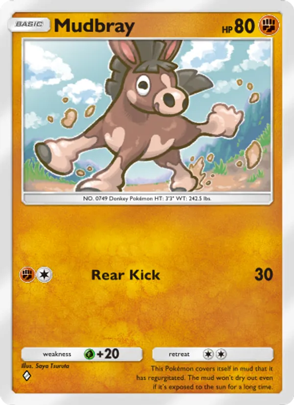 Mudbray - Celestial Guardians Pokemon Card