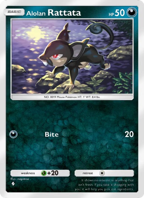 Alolan Rattata - Celestial Guardians Pokemon Card
