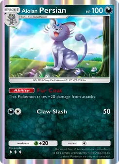 Alolan Persian - Celestial Guardians